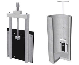 ASA manhole and hydrobrake penstock - 150mm