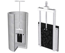 ASA manhole and hydrobrake penstock - 300mm