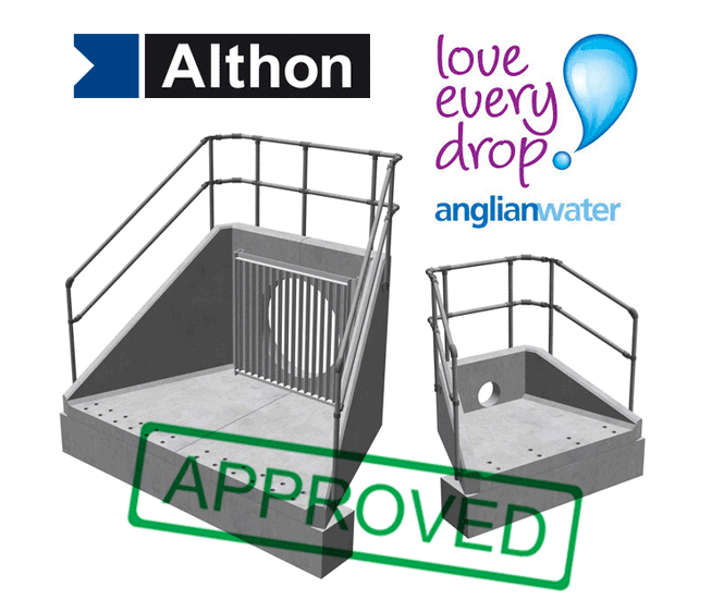 Anglian Water approved headwalls
