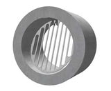 Pipe-mounted stainless steel vermin gate - on this page