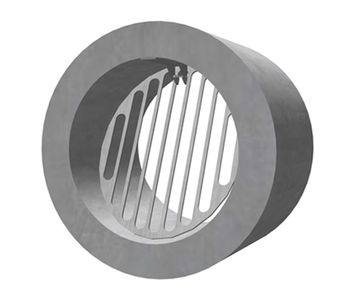 Pipe-mounted stainless steel vermin gate
