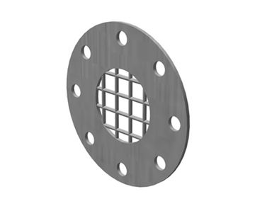 Stainless steel 316 vermin mesh grille PN16 flange