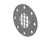 Stainless steel 316 vermin mesh grille PN16 flange 0