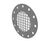 Stainless steel 316 vermin mesh grille PN16 flange 1