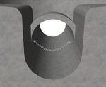 Sewers for Adoption safety chains - steel manhole and pipe safety chain