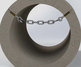 Highway safety chains for manholes and pipes - on this page