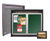 Heavy-duty, man-made timber noticeboards 1
