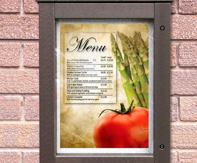 Poster cases and snap frames in recycled plastic (MmT)