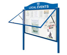 AF58 aluminium noticeboards