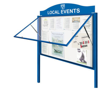 AF58 aluminium noticeboards