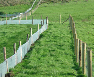 Greenfix Newt Barrier - green polyethylene wildlife protection fencing