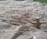 River Mat RM100 - biodegradable burlap sediment mat for river channels