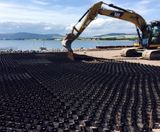 Geoweb® load support for container storage area - on this page