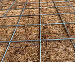 Badger Mat R - anti-burrowing coir and steel mesh erosion control blanket