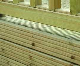 Heavy timber decking boards