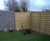 Hit and Miss horizontal timber fencing 10