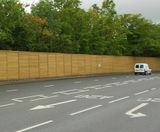 Acoustic perimeter fencing for travellers' site - on this page