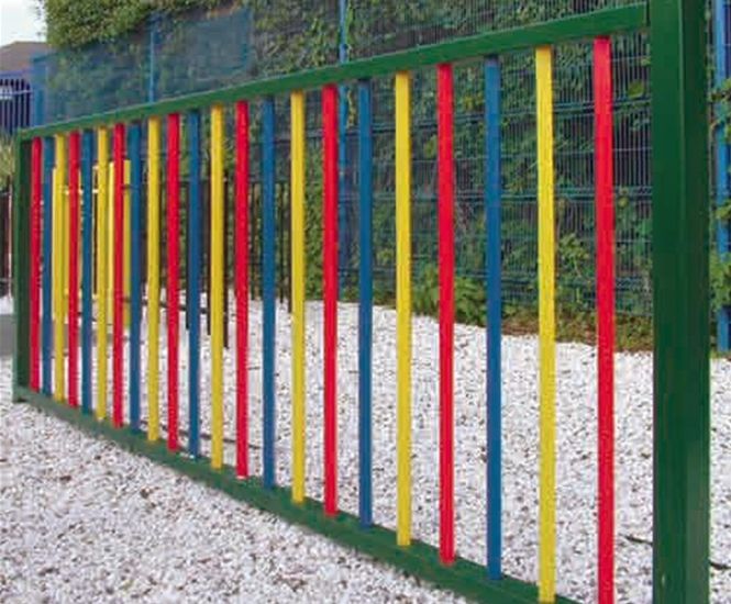 Playgorund Railing Playtime® metal railings for playgrounds | Jacksons Fencing