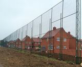 Ball-stop fencing protects housing development - on this page
