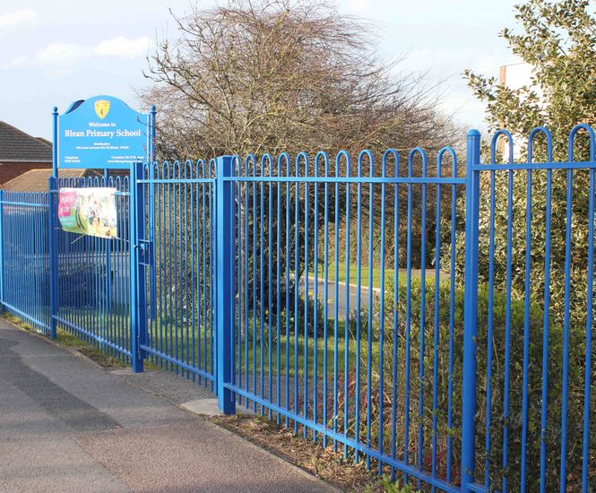 Updating the perimeter security at Blean Primary School