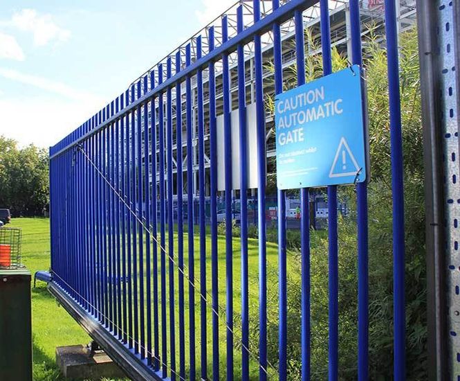 Perimeter and access control for storage facility Jacksons Fencing