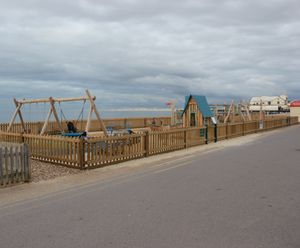 Playtime® Timber fencing for new seaside playground