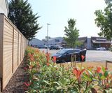 Acoustic fencing noise barrier for fast food restaurant - on this page