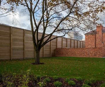 Jakoustic® fencing provides noise relief for homes