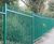 Vertical bar fencing secures golf club perimeter 0