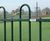 Anti-trap bow-top fencing safely secures new playground 3