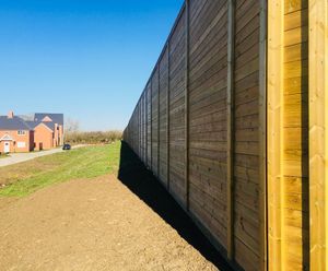CE marked commercial and highway acoustic barriers