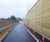 Absorptive acoustic fencing for train maintenance depot 0