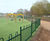 Anti-trap bow-top fencing safely secures new playground 2