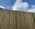 Timber fence panels create boundary at supermarket 5