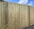 Timber fence panels create boundary at supermarket 2