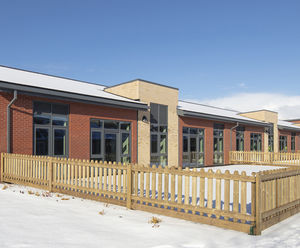 Sustainable timber playground fencing for new SEN school