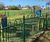 Metal playground fencing for Parish Council play park 4
