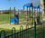 Metal playground fencing for Parish Council play park 3