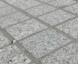 Royal White - durable granite paving stone for outdoor surfaces
