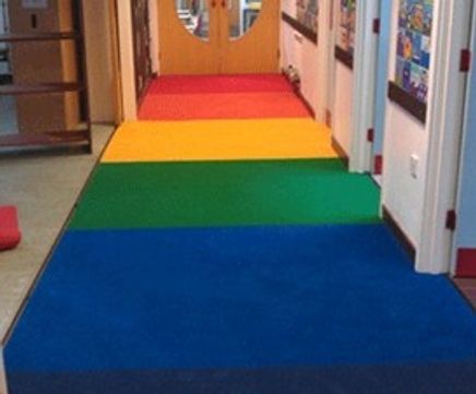 Supacord chosen for rainbow corridor carpet