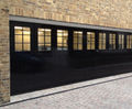 Side-sectional sliding garage doors