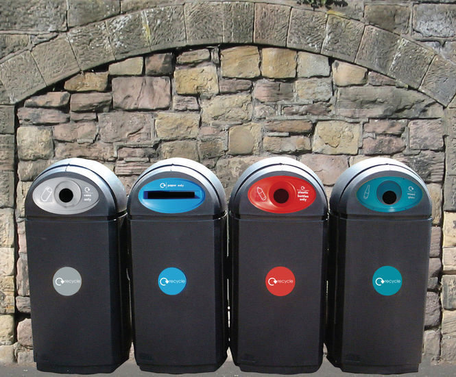 EcoBin outdoor recycling bins Amberol