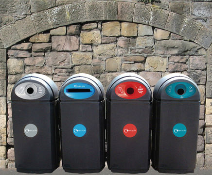 Recycling bins can help companies do greener business