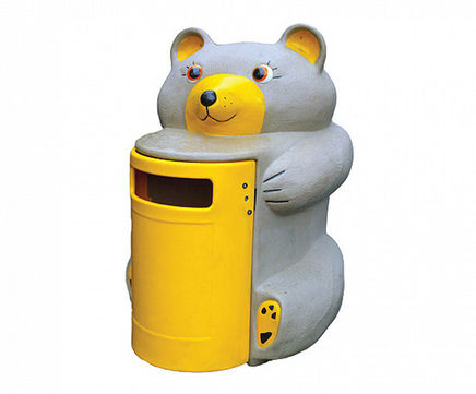 Ambere educational litter bin