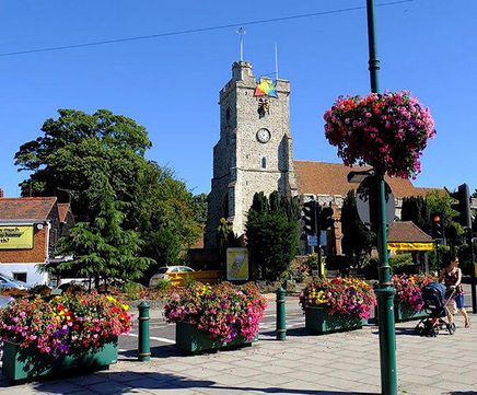 Planters aid with social distancing in public spaces