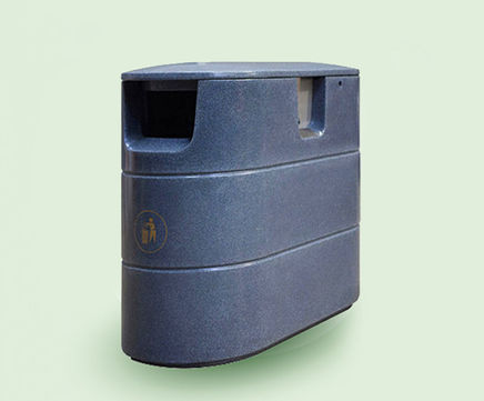 Chatsworth dual stream litter bin