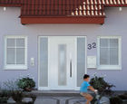 Aluminium front doors
