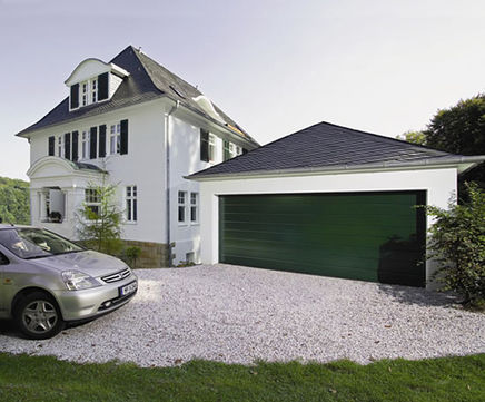 Sectional garage doors