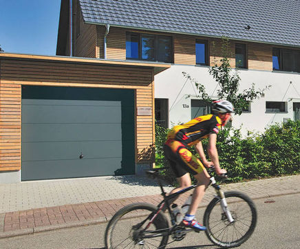 Up-and-over domestic garage doors