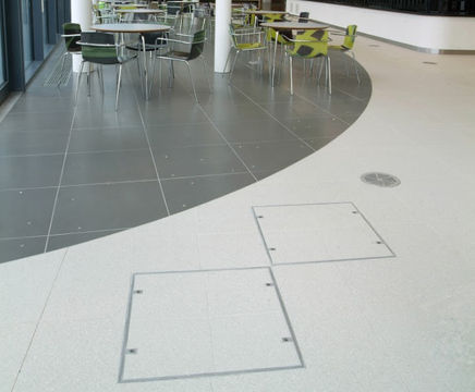 Visedge Series flexible floor access covers